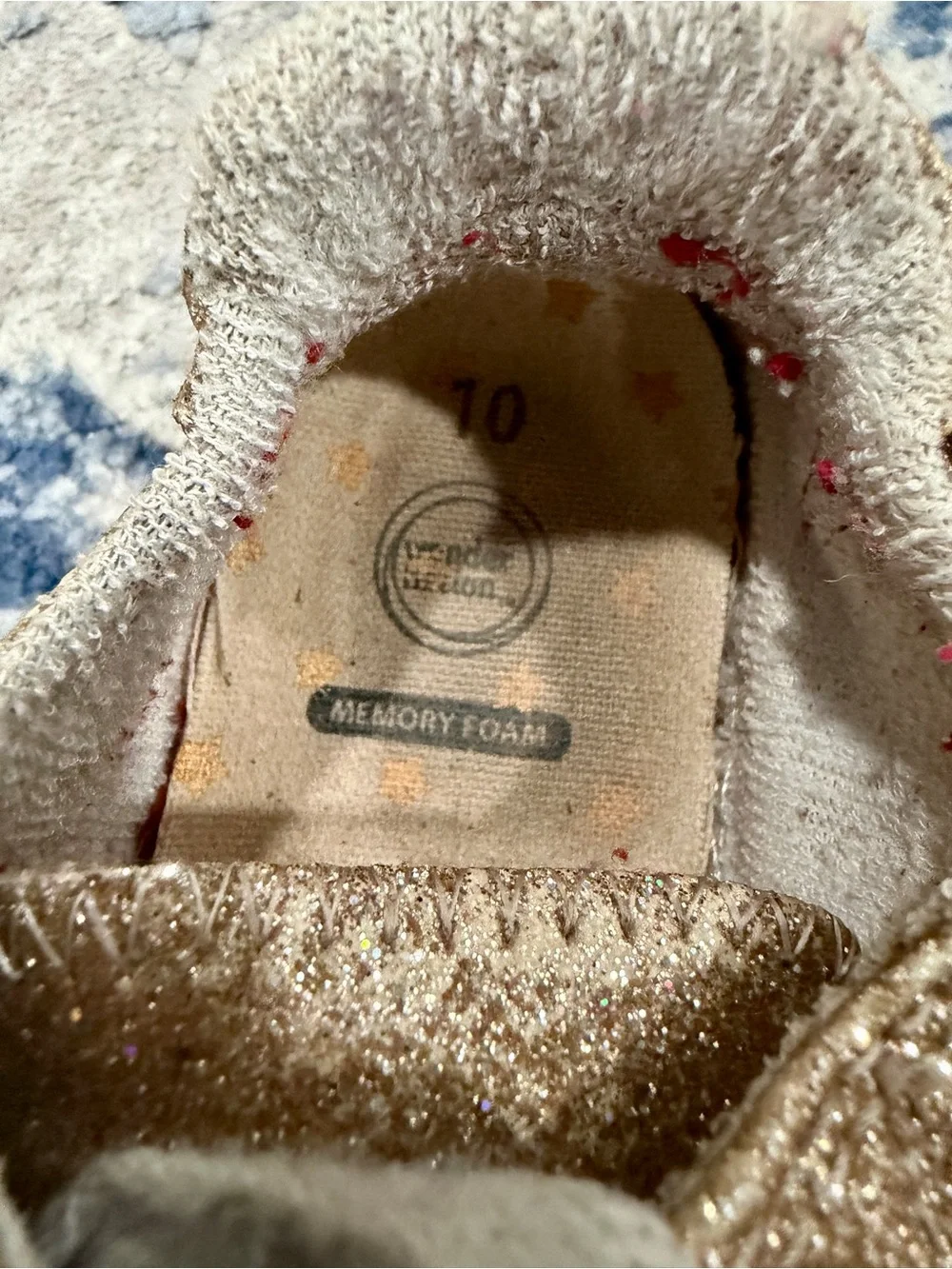 Cat & Jack sparkling gold